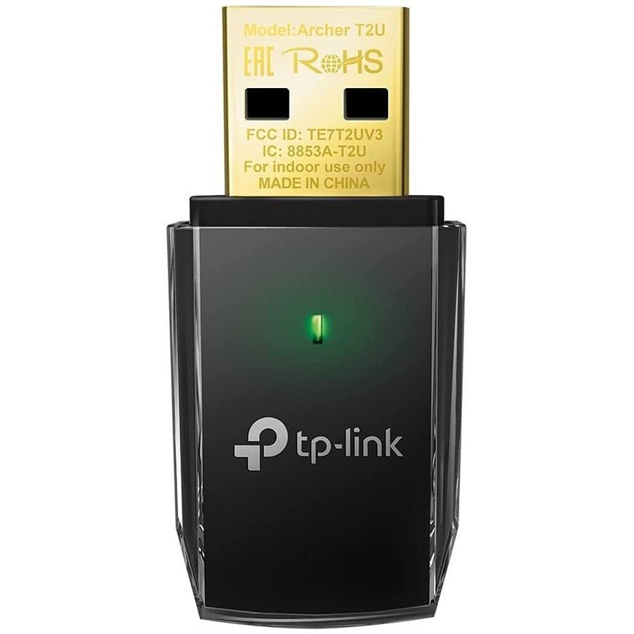 TP-LINK Archer T2U Dual Band AC600 Wireless USB Adapter for Fast Wi-Fi Connectivity