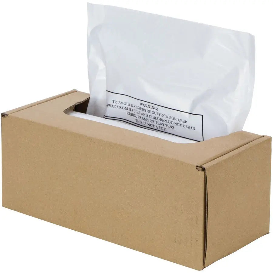 Fellowes AutoMax 500C/300CL Shredder Waste Bags – Recyclable Plastic Bags with Dispenser Box