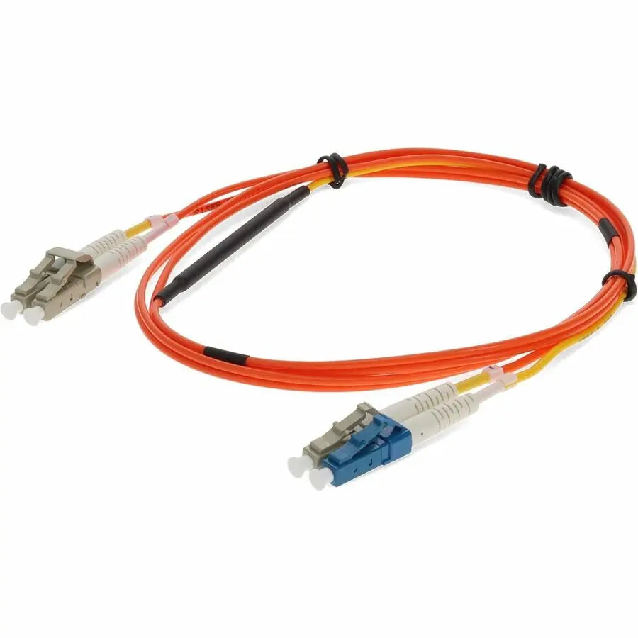 AddOn 1m LC Male to LC Male Orange OM2 & OS1 Duplex Fiber Optic Network Cable