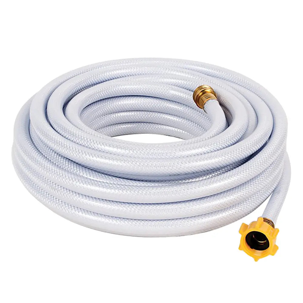 Camco TastePURE 50' Drinking Water Hose - Reinforced Kink-Resistant PVC Garden Hose