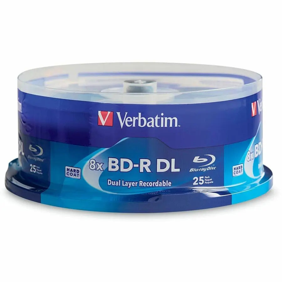 Verbatim BD-R DL 50GB 8X with HardCoat - 25 Pack Spindle