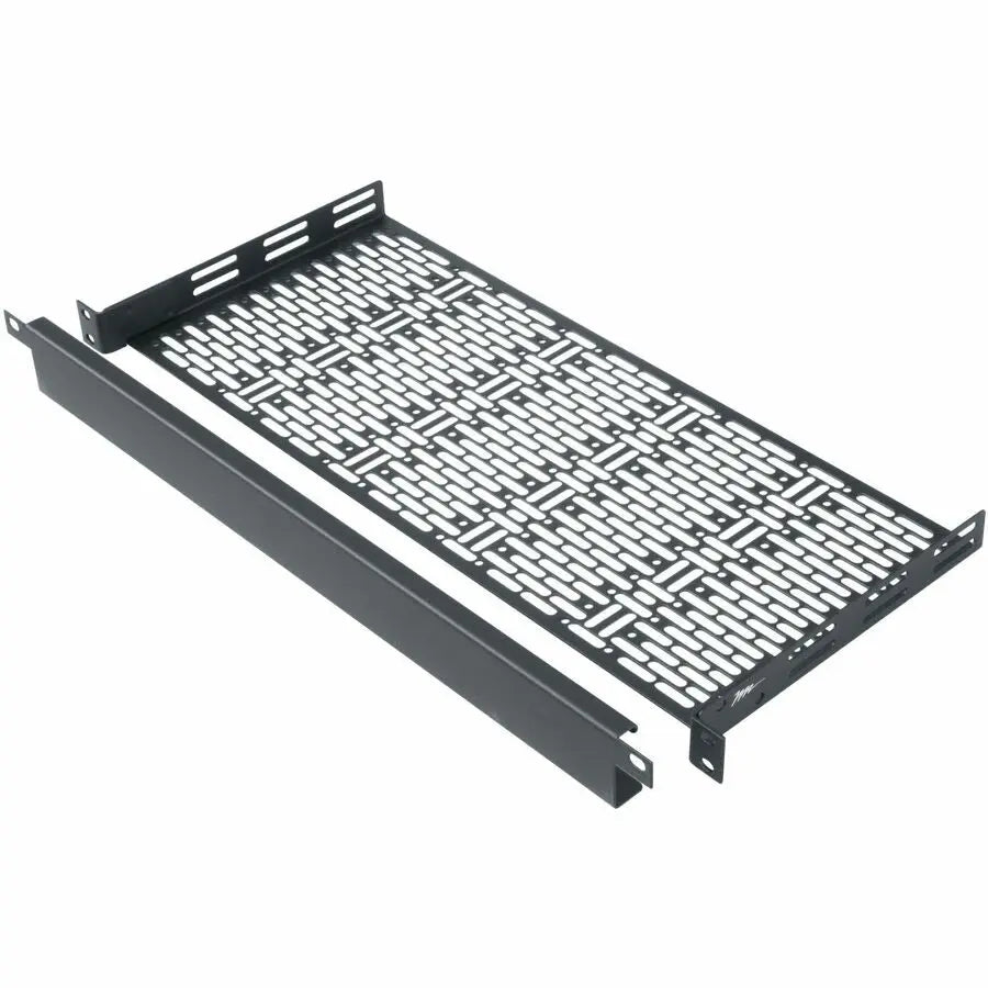 Middle Atlantic UFA Series 1RU Small Device Rack Shelf with Faceplate - 8 Inch Depth