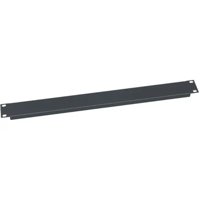 Middle Atlantic WSB1 1U Flanged Blank Rack Panel in Black Powder Coat