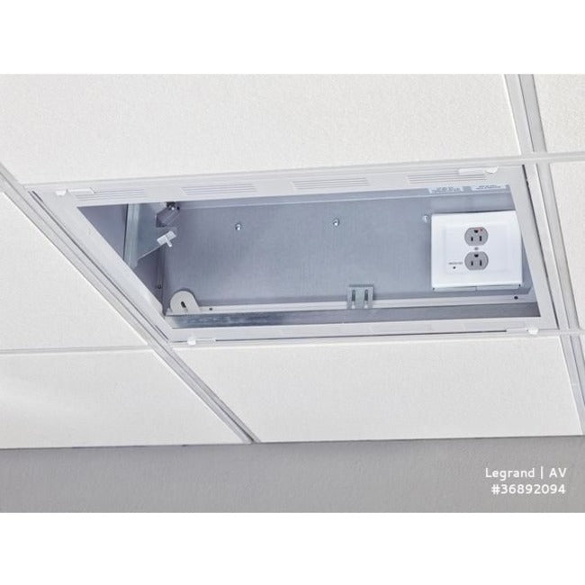 Chief CMS492 Suspended Ceiling Storage Box, 2' x 2', White