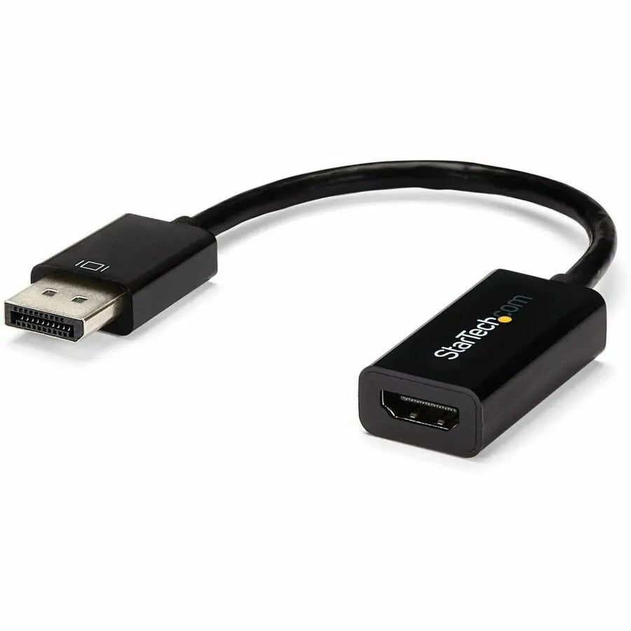 StarTech.com DisplayPort to HDMI Adapter, 4K 30Hz Active DP to HDMI Video Converter, Ultra HD DP 1.2 to HDMI 1.4 Monitor Adapter Dongle