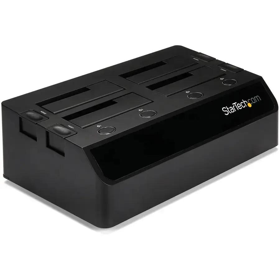 StarTech.com SDOCK4U33 4-Bay USB 3.0 SATA Hard Drive Docking Station for 2.5/3.5 inch SSD and HDD by StarTech.com