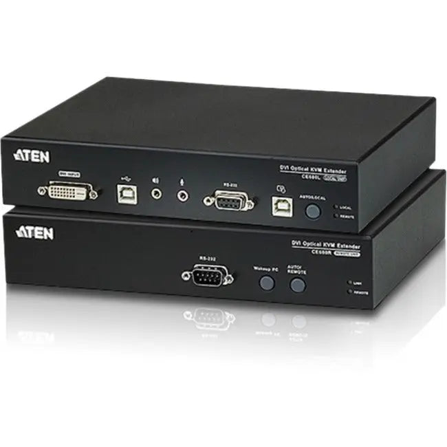 ATEN CE680 DVI Optical KVM Extender for Long-Distance High-Definition Video and Audio Transmission