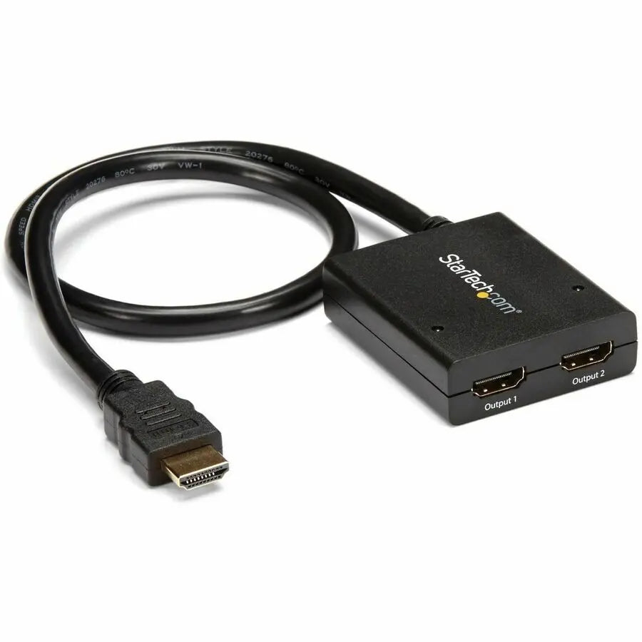 StarTech.com ST122HD4KU 2-Port HDMI Splitter with 4K Support and USB Power
