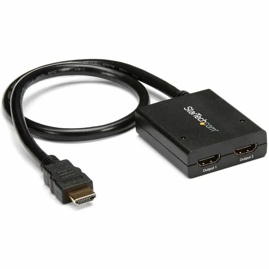 StarTech.com ST122HD4KU 2-Port HDMI Splitter with 4K Support and USB Power by StarTech.com