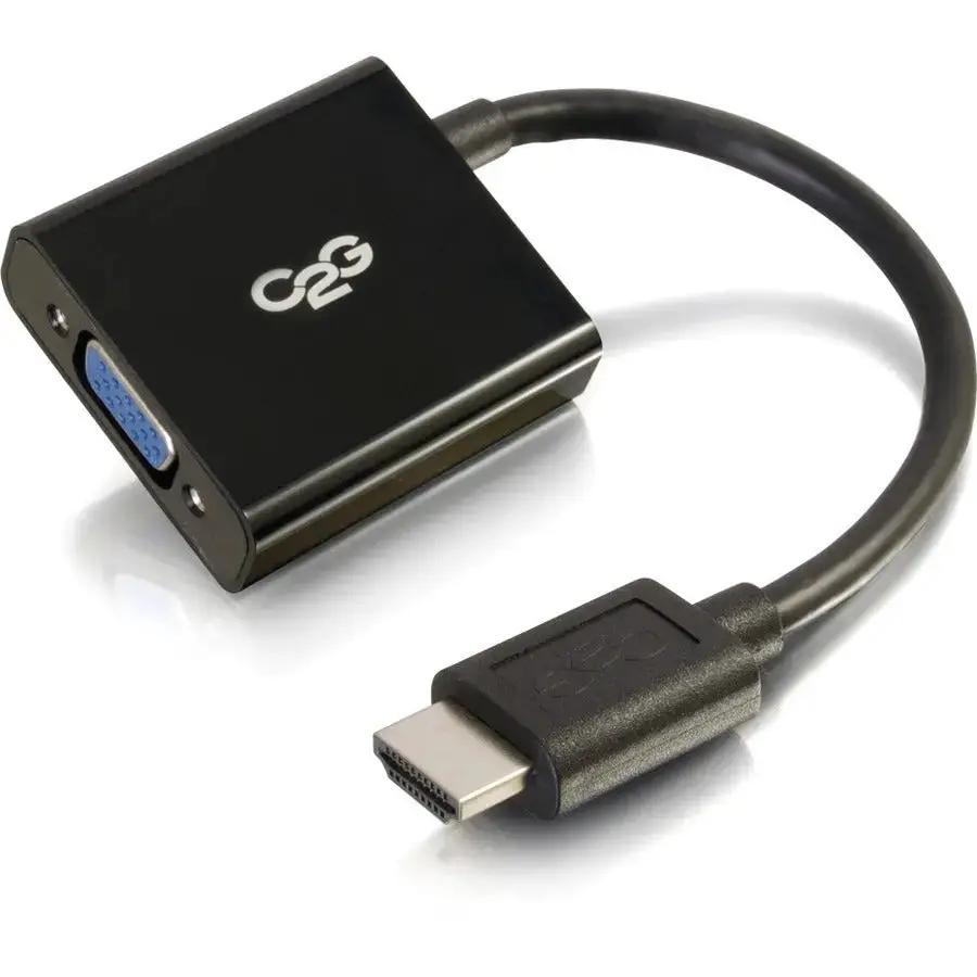 C2G HDMI to VGA Adapter - HDMI to VGA Converter for Laptops and Chromebooks - Supports 1080p Resolution by Legrand Group