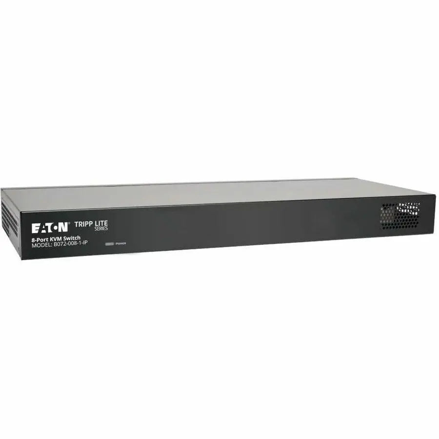 Eaton Tripp Lite Series NetCommander 8-Port Cat5 KVM over IP Switch - 1 Remote + 1 Local User, 1U Rack-Mount, TAA