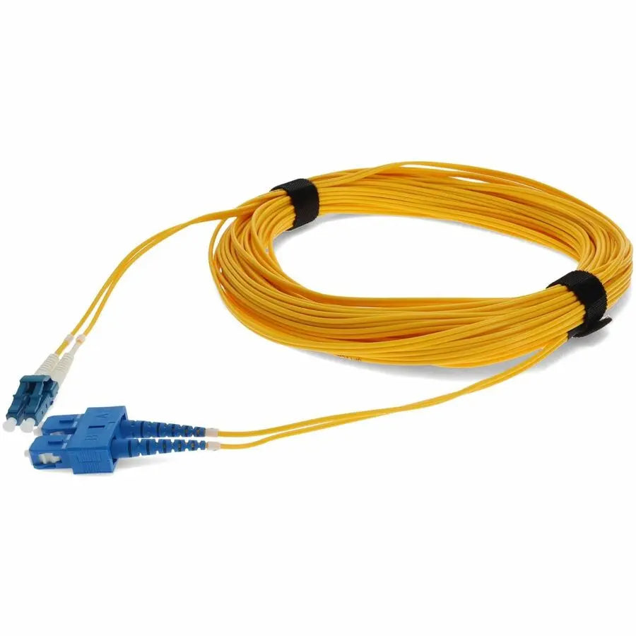 AddOn 25m LC (Male) to USC (Male) OS2 Duplex Fiber Optic Patch Cable