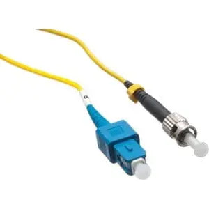 Axiom SC/ST Singlemode Simplex OS2 9/125 Fiber Optic Cable – 1 Meter, Yellow