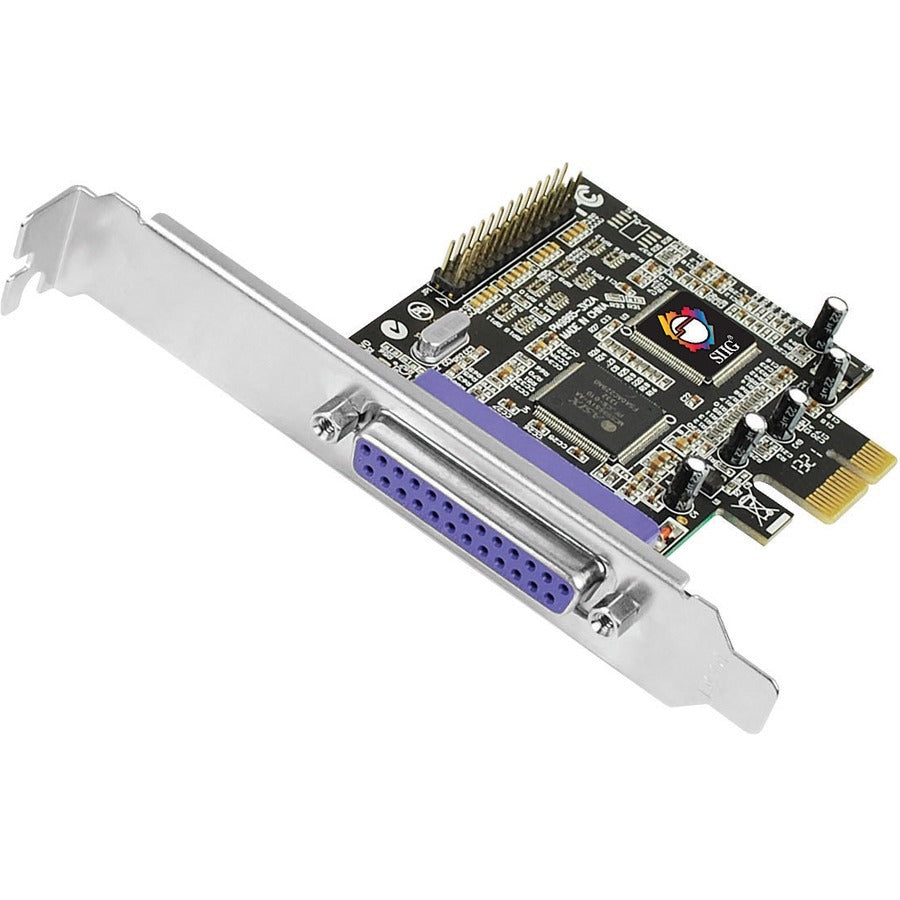 SIIG DP CyberParallel Dual PCIe Serial Adapter with Dual Parallel Ports and Low-Profile Bracket