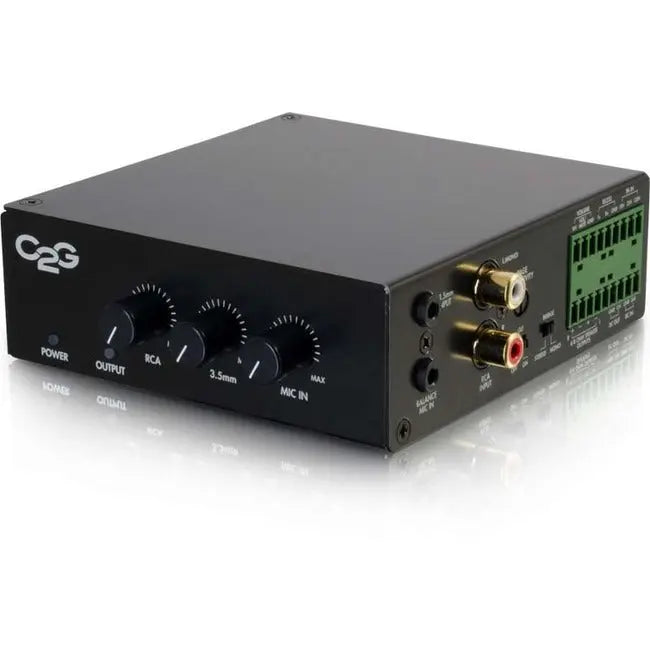 C2G 50W Audio Amplifier - Plenum Rated, 8 Ohm, Model 40880
