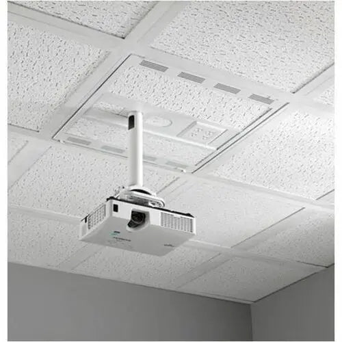 Chief CMS492C 2" x 2" Suspended Ceiling Storage Box with Column Drop - White