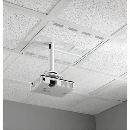 Chief CMS492C 2" x 2" Suspended Ceiling Storage Box with Column Drop - White by Legrand Group