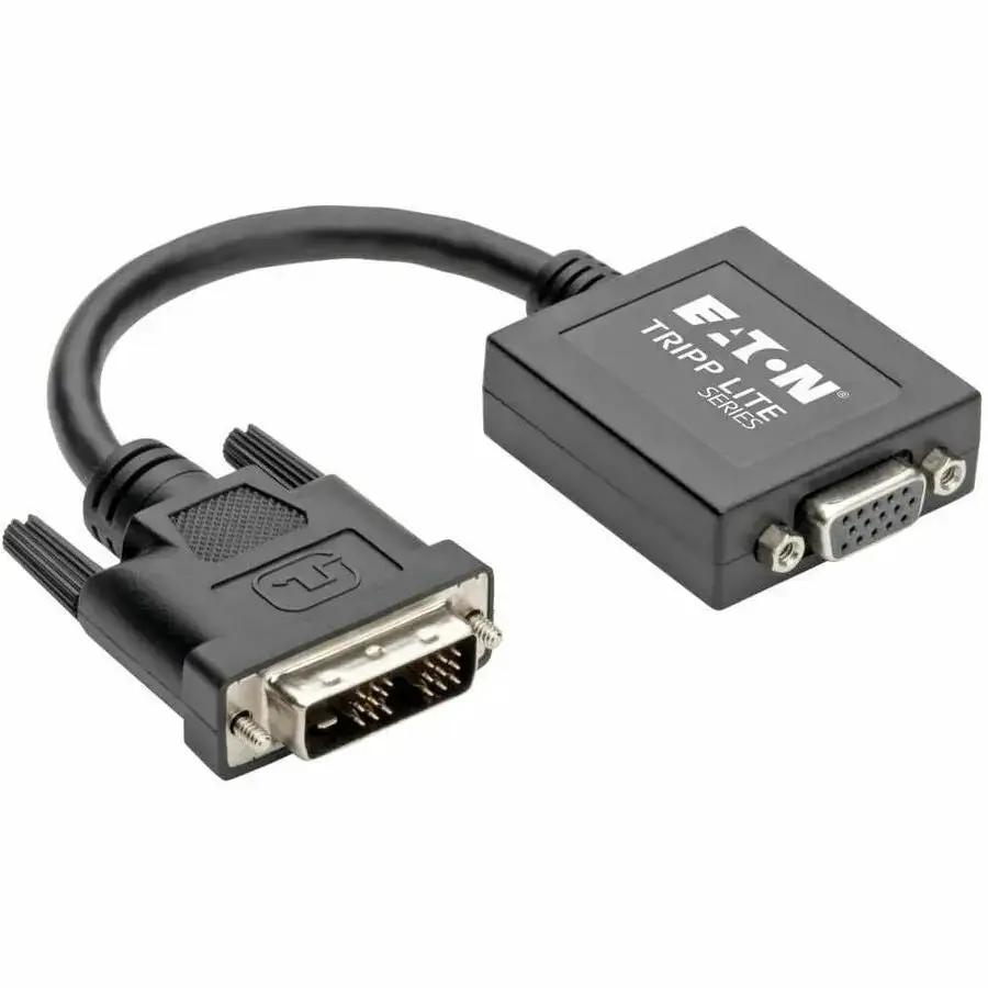 Eaton Tripp Lite Series DVI-D to VGA Active Adapter Converter Cable 6-in, Supports 1920x1200 Resolution by Eaton Corporation