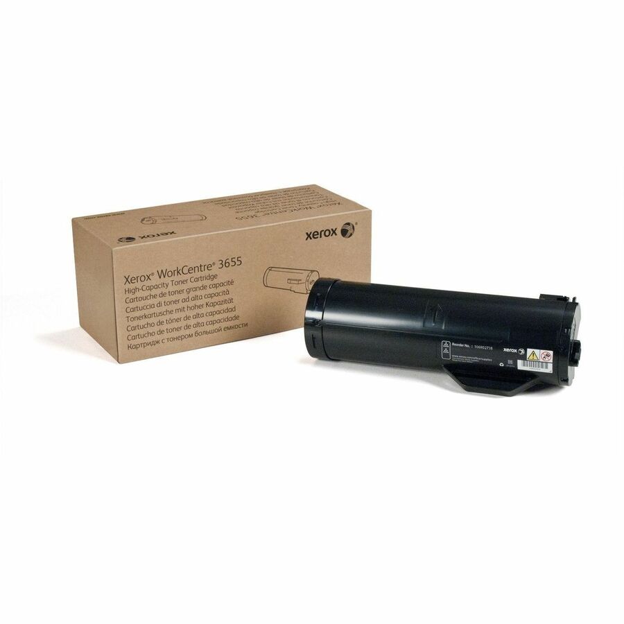 Xerox WorkCentre 3655/3655i High-Capacity Black Toner Cartridge, 106R02738
