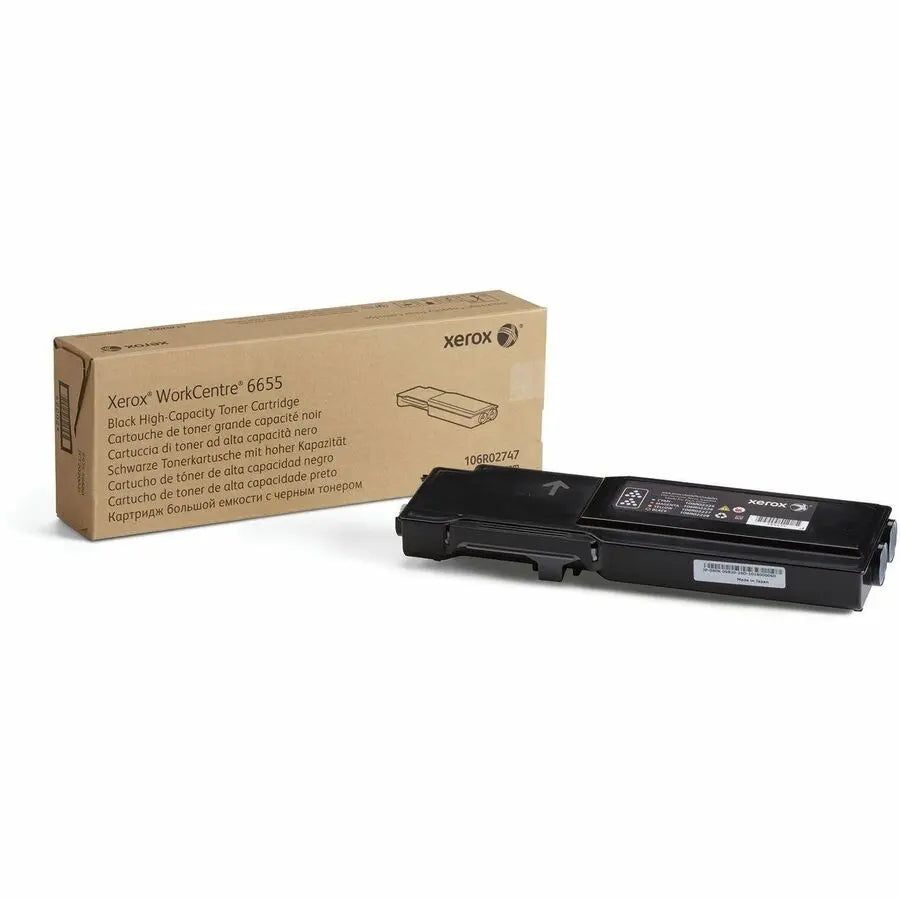 Xerox WorkCentre 6655/6655i High Capacity Black Toner Cartridge 12000 Pages - Genuine Xerox Part 106R02747