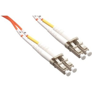 Axiom LC/LC Multimode Duplex OM2 Fiber Optic Cable 8m — High-Speed Orange Network Connection