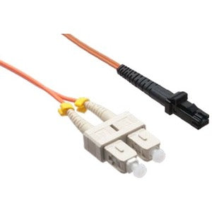 Axiom SC/MTRJ Multimode Duplex OM1 Fiber Optic Cable - 15 meters, Orange