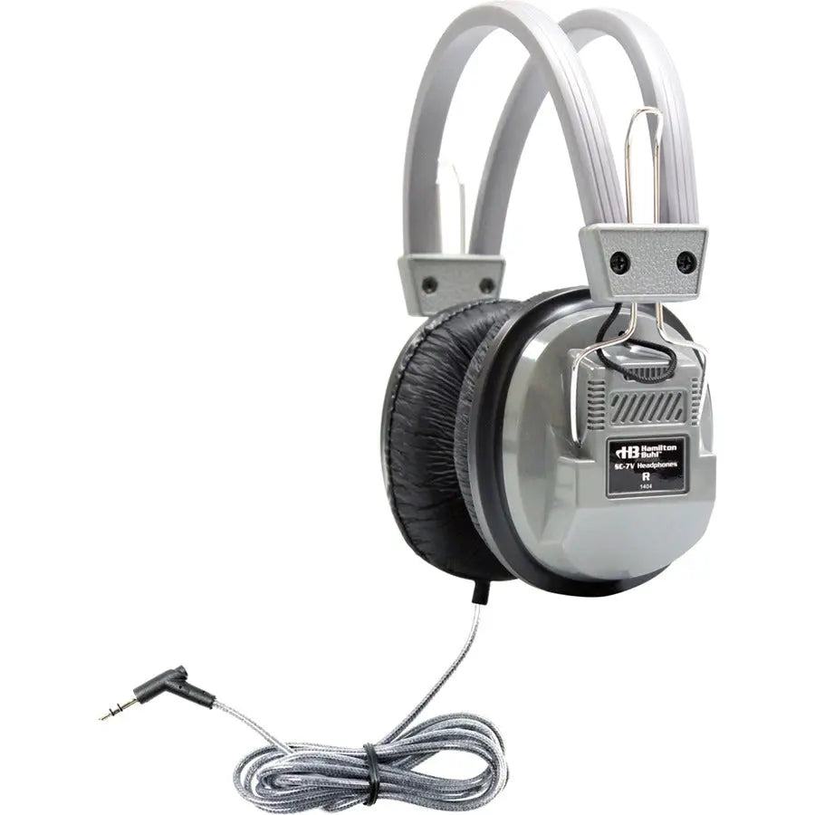 Hamilton Buhl SC-7V SchoolMate Deluxe Stereo Headphones with Volume Control and 3.5mm Jack