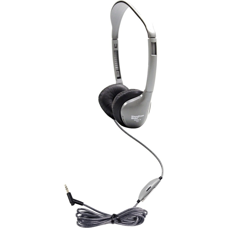Hamilton Buhl MS2LV SchoolMate On-Ear Stereo Headphones with In-line Volume Control and Chew-Resistant Cables