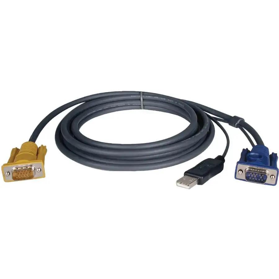 Eaton Corporation Tripp Lite P776-006 6 ft. USB (2-in-1) KVM Cable Kit for NetDirector and Slim KVM Switches by Eaton Corporation
