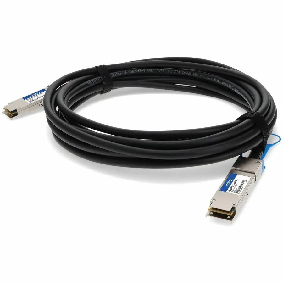 AddOn Brocade 40G-QSFP-QSFPC0301 Compatible TAA Compliant 40GBase-CU QSFP+ to QSFP+ Active Twinax Cable, 3 Meters