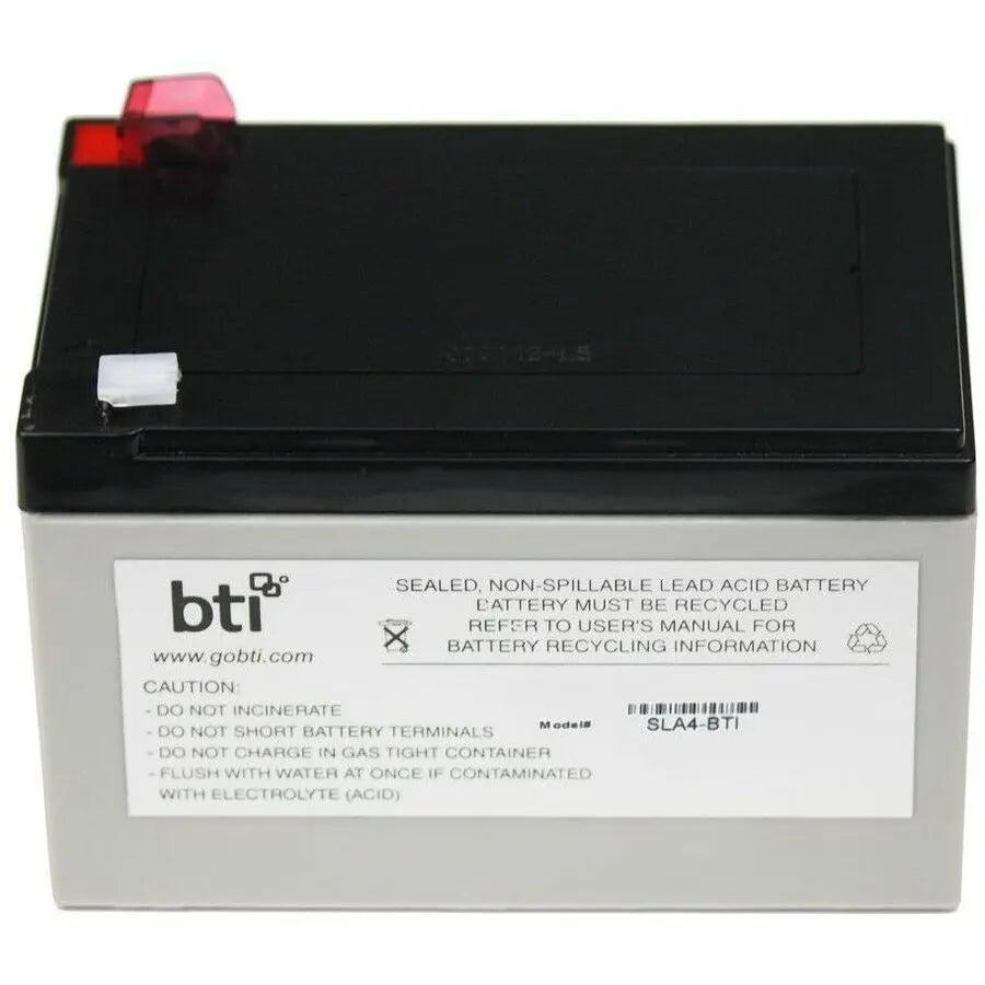 BTI RBC4-SLA4-BTI Sealed Lead Acid Battery for APC UPS Systems - 12V 12Ah with 2-Year Warranty