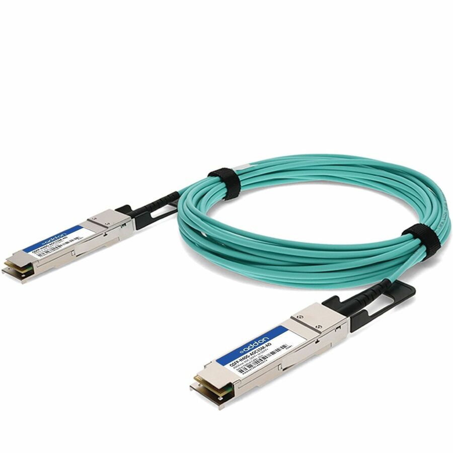 AddOn Cisco QSFP-H40G-AOC15M Compatible 40GBase-AOC QSFP+ Active Optical Cable (15 meters, 850nm, Multi-Mode Fiber)