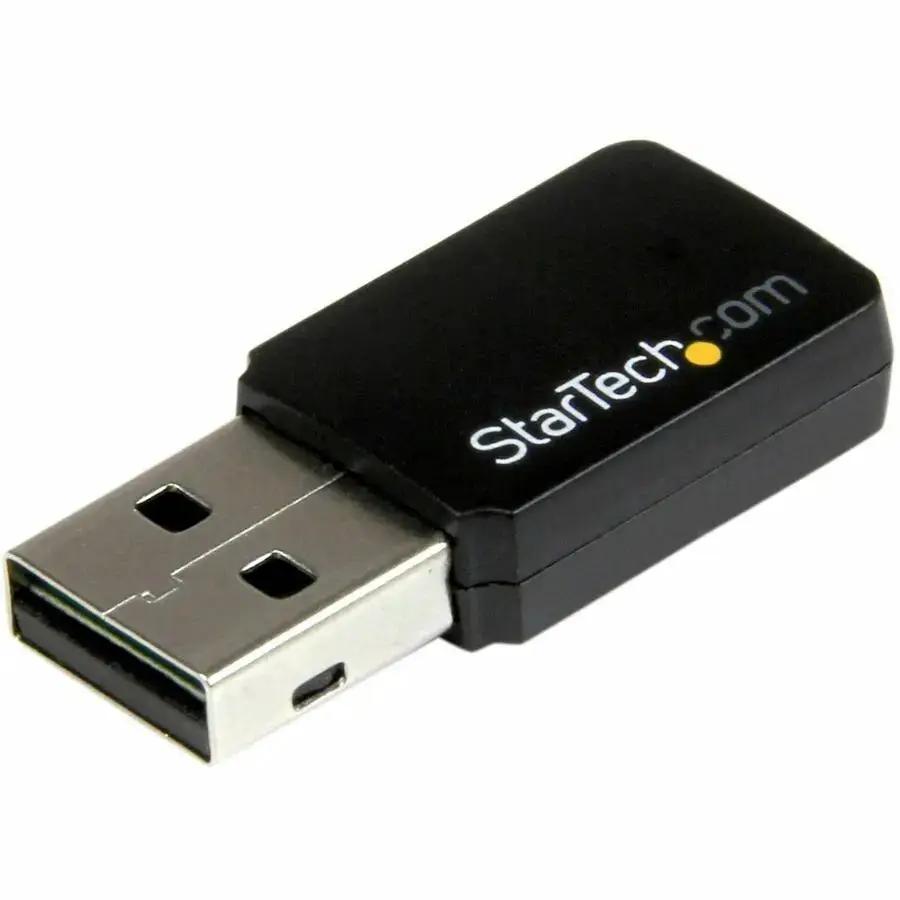 StarTech USB 2.0 AC600 Mini Dual Band Wireless-AC Network Adapter - Part Number USB433WACDB by StarTech.com