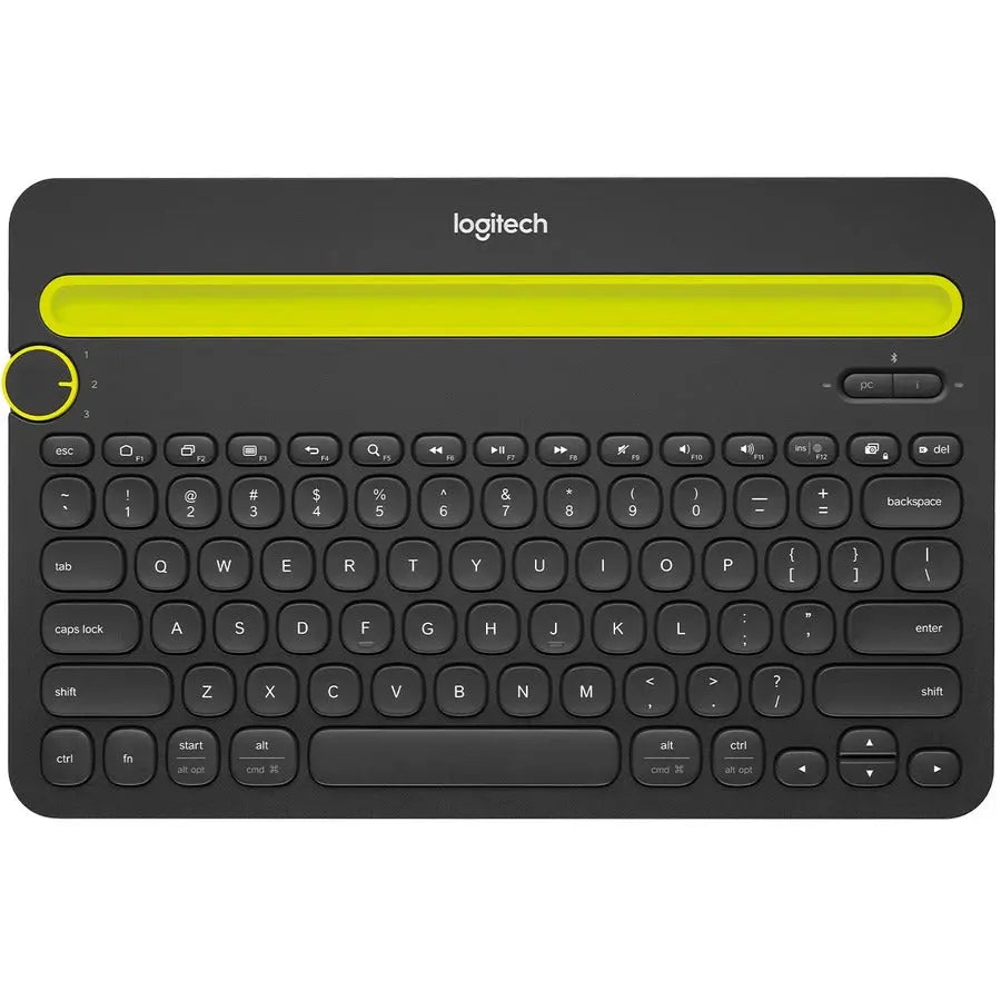 Logitech K480 Bluetooth Multi-Device Wireless Keyboard with Integrated Phone and Tablet Holder