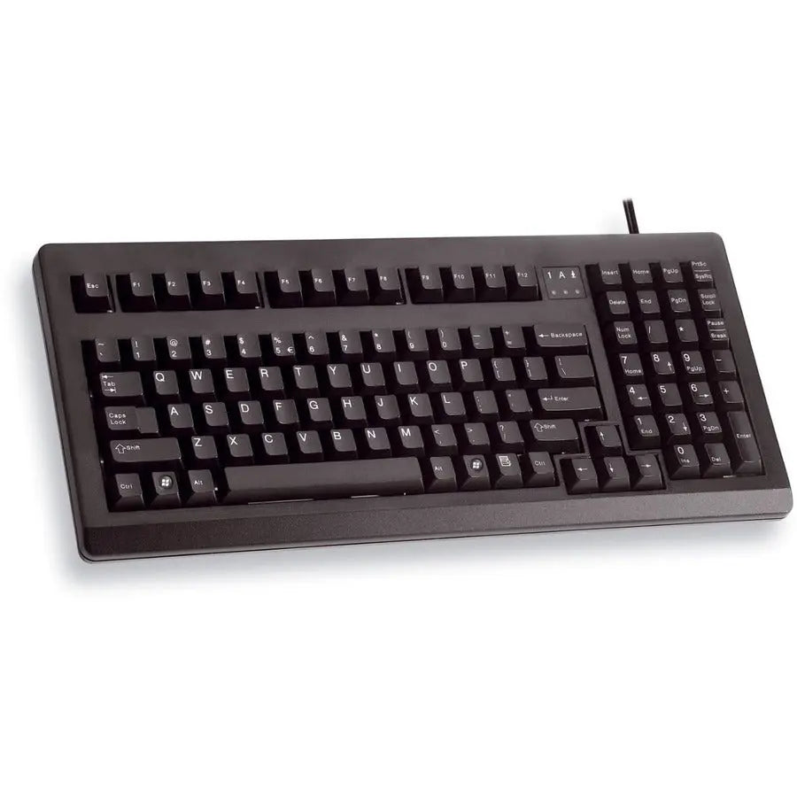 CHERRY G80-1800 Keyboard – Compact 19-Inch Mechanical Keyboard with Gold Crosspoint MX Contacts and PS/2 Support