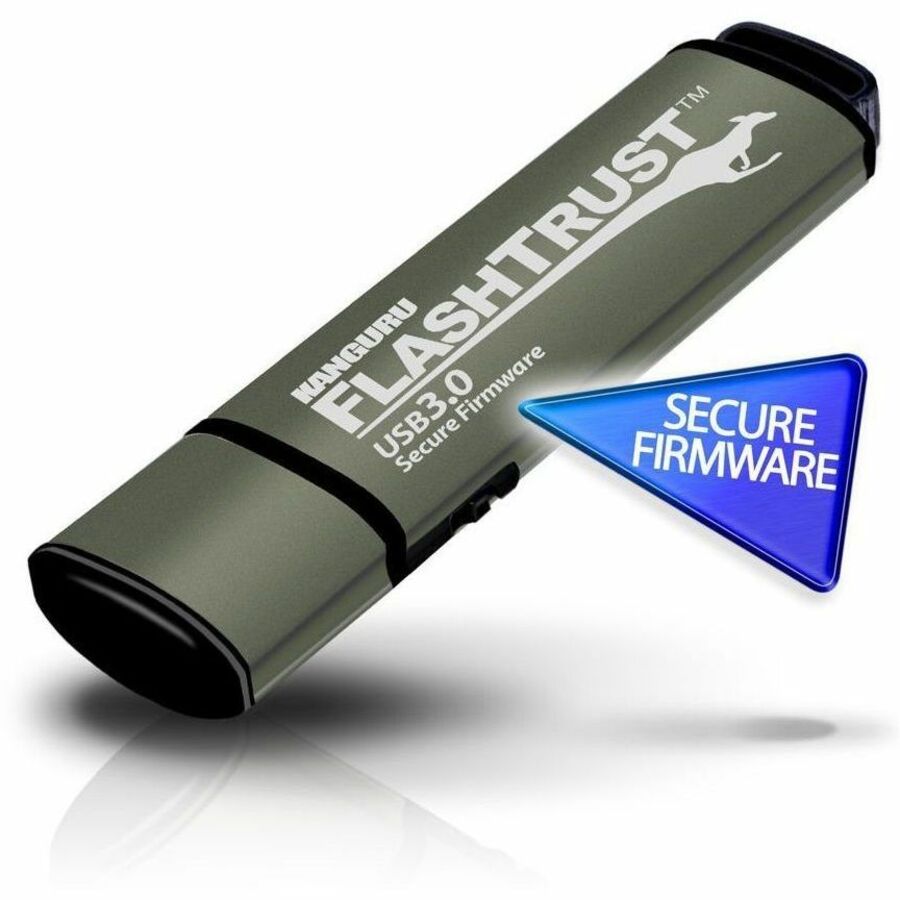 Kanguru FlashTrust USB 3.0 Flash Drive with Digitally Signed Secure Firmware, 16GB
