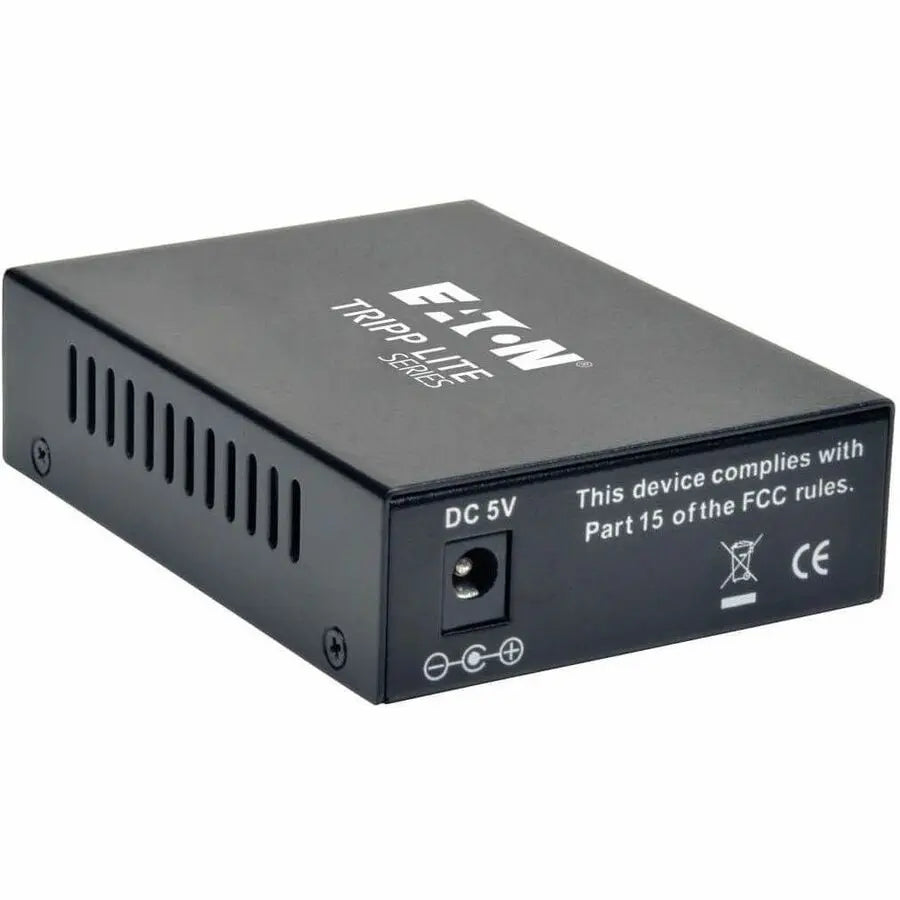 Eaton Tripp Lite Series 10/100/1000 LC Multimode Fiber to Ethernet Media Converter, 550M, 850nm
