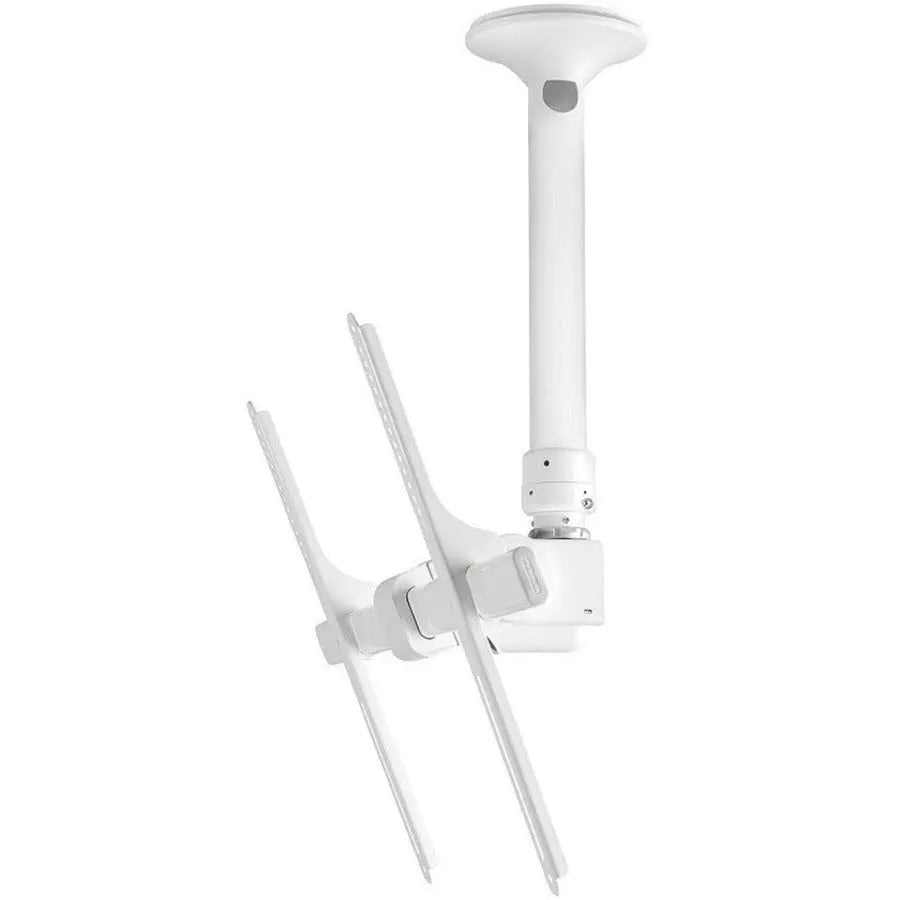 Atdec Telehook TH-3070-CTSW Ceiling Mount for Large Displays – Adjustable Short Pole, White