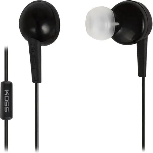 Koss KEB6i Earset with Microphone – In-Ear Stereo Headphones with 3.5mm Jack, Black