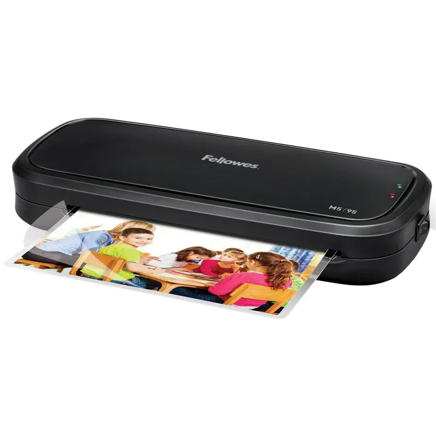 Fellowes M5-95 Laminator with Pouch Starter Kit – 9-1/2 Inch Hot Laminator for Home and Office