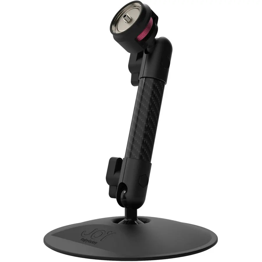 The Joy Factory MagConnect Carbon Fiber Desk Stand for Apple iPad Mini - Adjustable, Portable & Swivel Mount