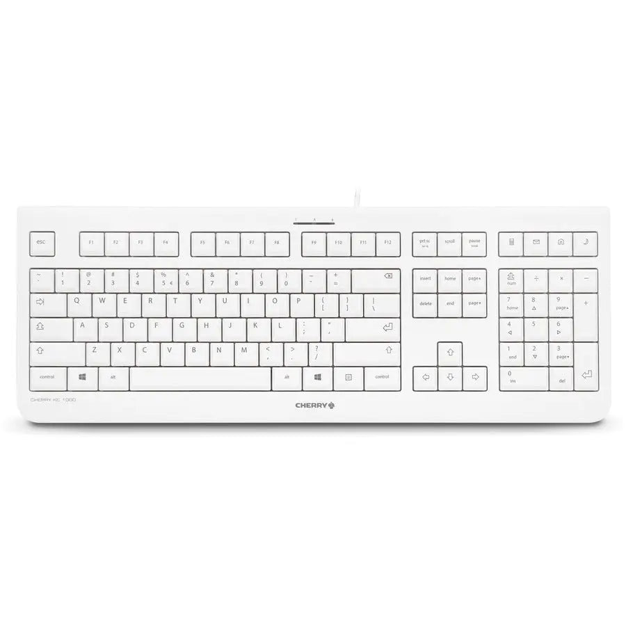 Cherry KC 1000 Keyboard – Professional Flat Design with USB & Hotkeys