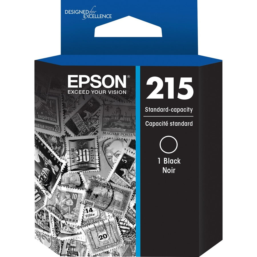 Epson 215 Original Black Ink Cartridge for Epson WorkForce 100 and Mobile Printers