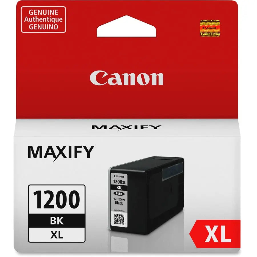 Canon PGI-1200 XL Black Pigment Ink Tank for Maxify Series – High-Yield, Smudge-Proof Ink Cartridge