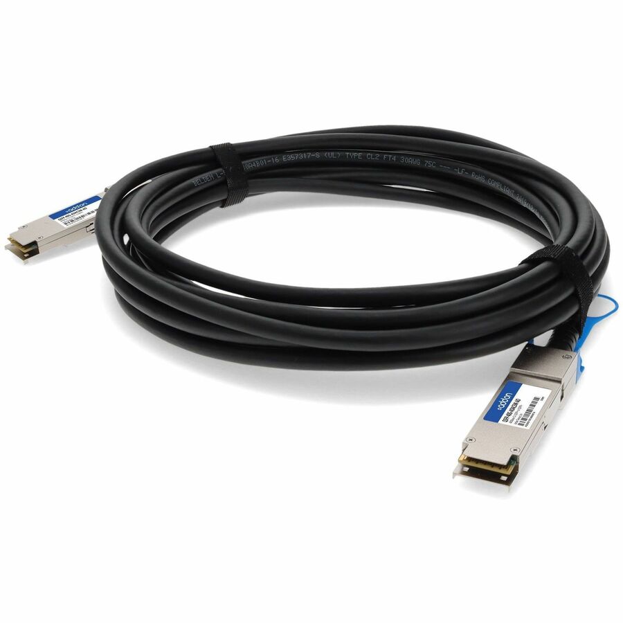 AddOn MSA and TAA Compliant 40GBase-CU QSFP+ Direct Attach Cable (Active Twinax, 5m)
