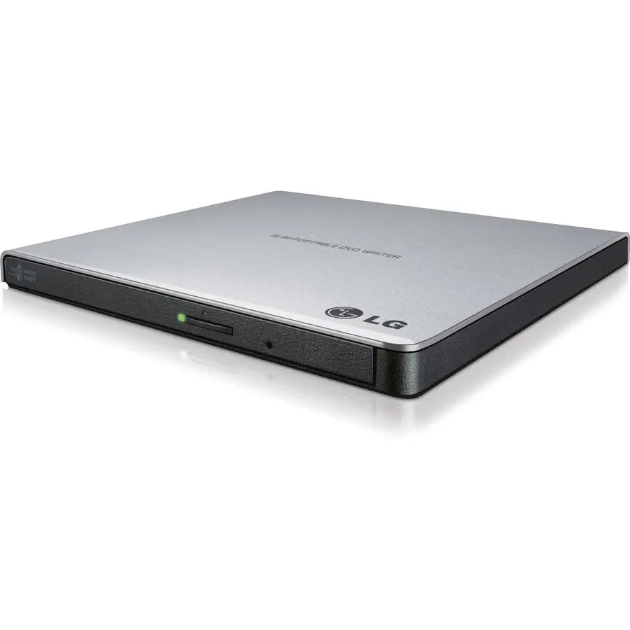 LG GP65NS60 External DVD-Writer with M-DISC Support - Slim Portable Drive in Silver