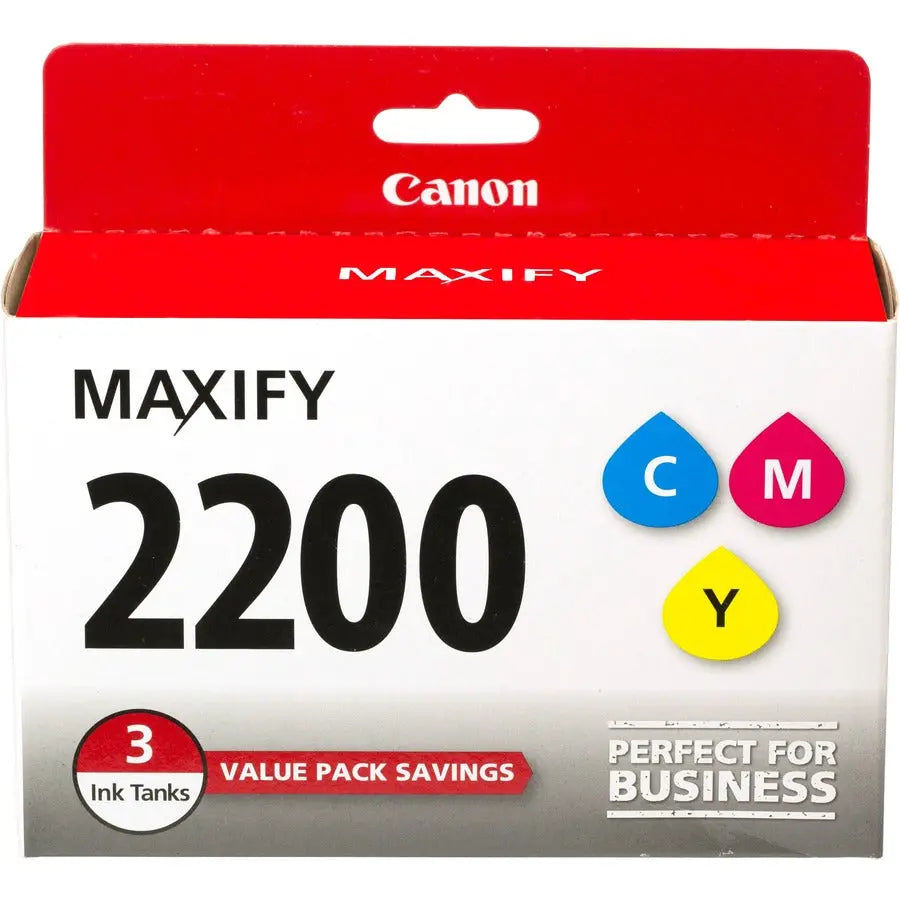 Canon PGI-2200 CMY Ink Cartridge 3-Pack for MAXIFY Printers