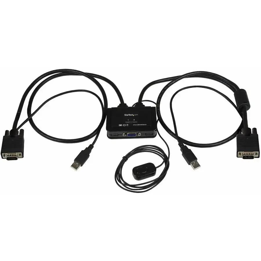 StarTech.com SV211USB 2-Port USB VGA Cable KVM Switch with Remote Control by StarTech.com