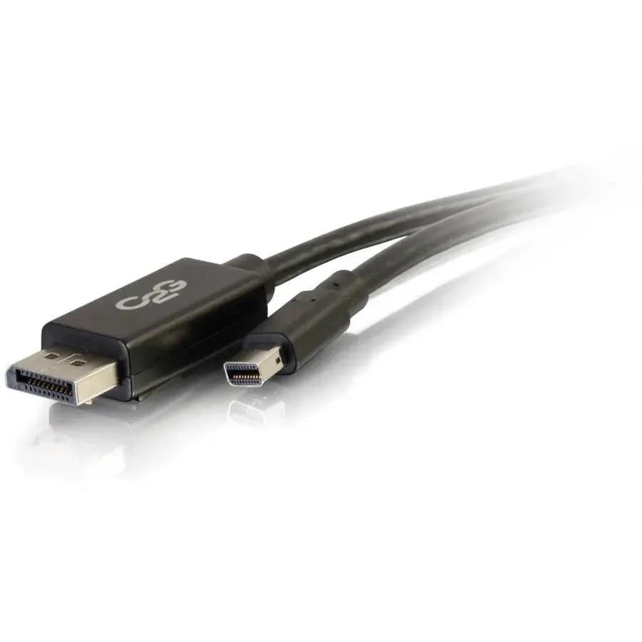 C2G 10ft Mini DisplayPort to DisplayPort Adapter Cable - 4K Support, Black by Legrand Group