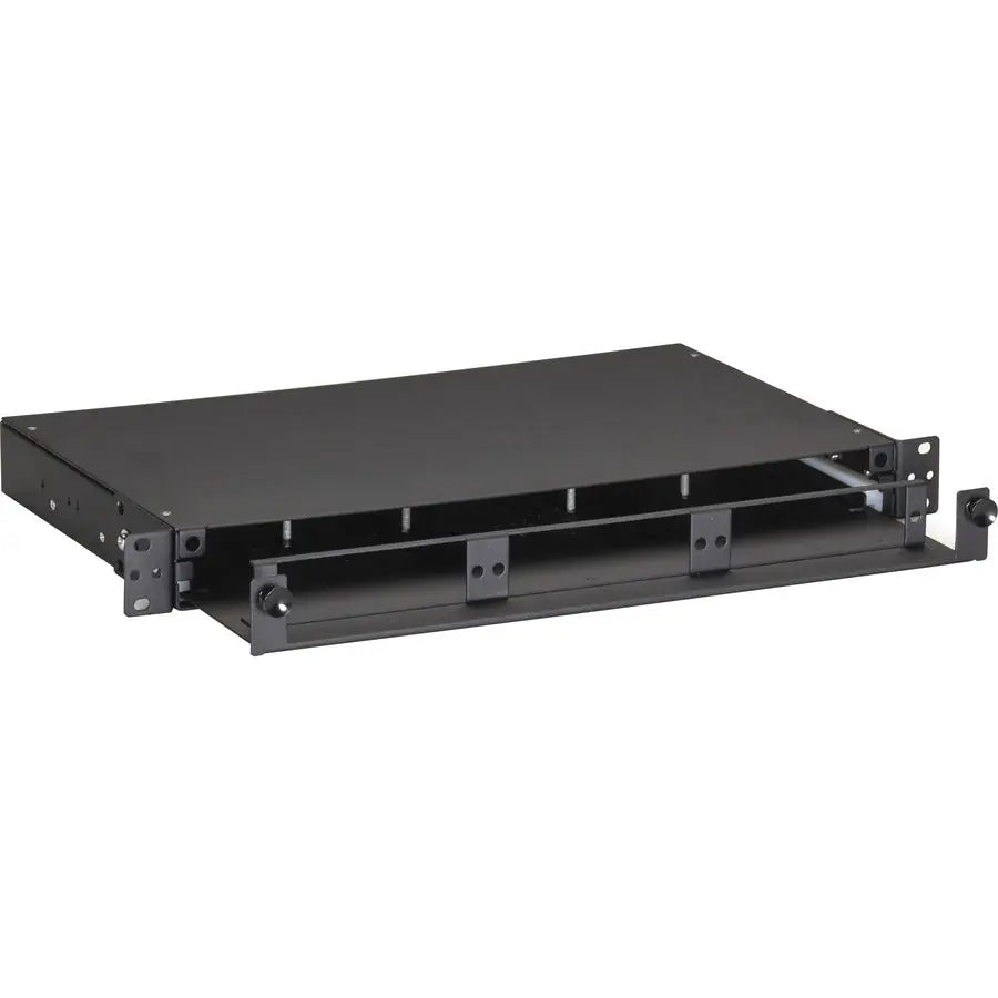 Black Box JPM427A-R2 Rackmount Fiber Shelf with Pull-Out Tray - 1U